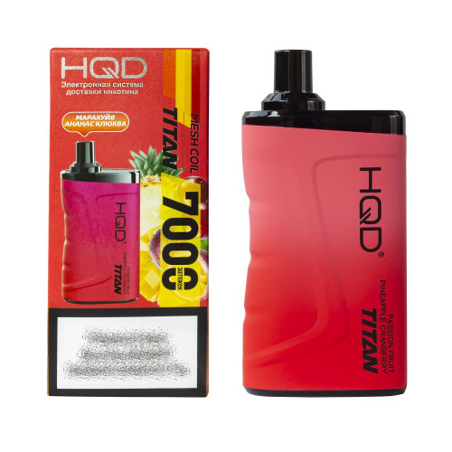 HQD Titan Passion Fruit Pineapple Cranberry (hqd Титан Маракуйя Ананас Клюква)
